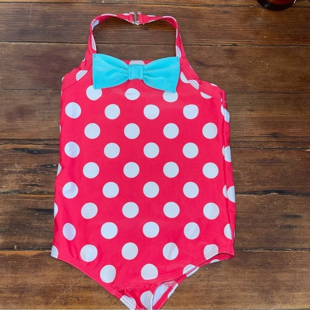 Cat & Jack Red and Blue One Piece Swimsuit